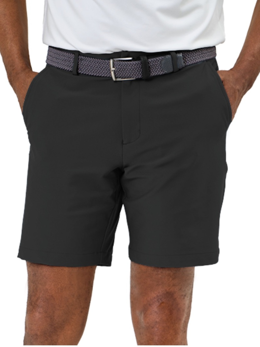 Dunning Golf PLAYER FIT WOVEN 8" SHORT black size 36